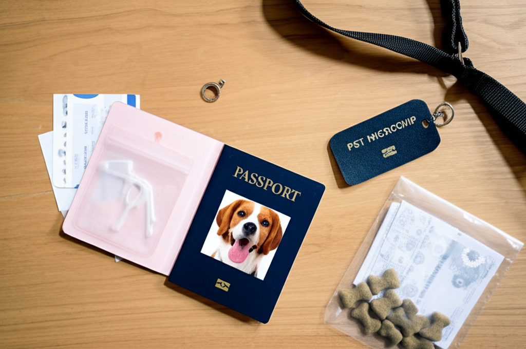 Quais documentos são necessários para viajar com meu pet para o exterior?