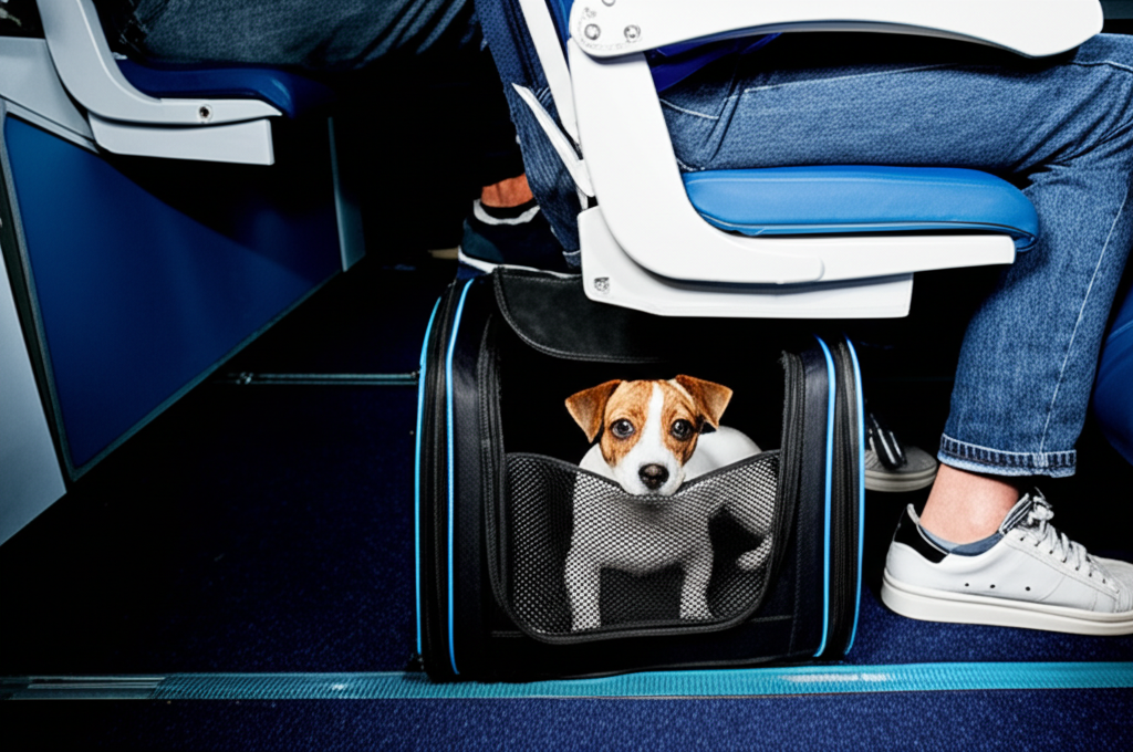 Viajando com seu pet na cabine do avião: regras e diferenças