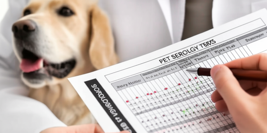 Exame de sangue para sorologia antirrábica em pet