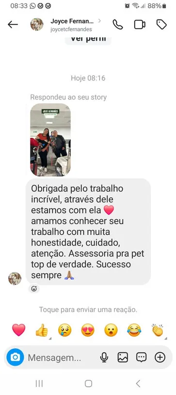 Depoimento de Joyce Fernandes