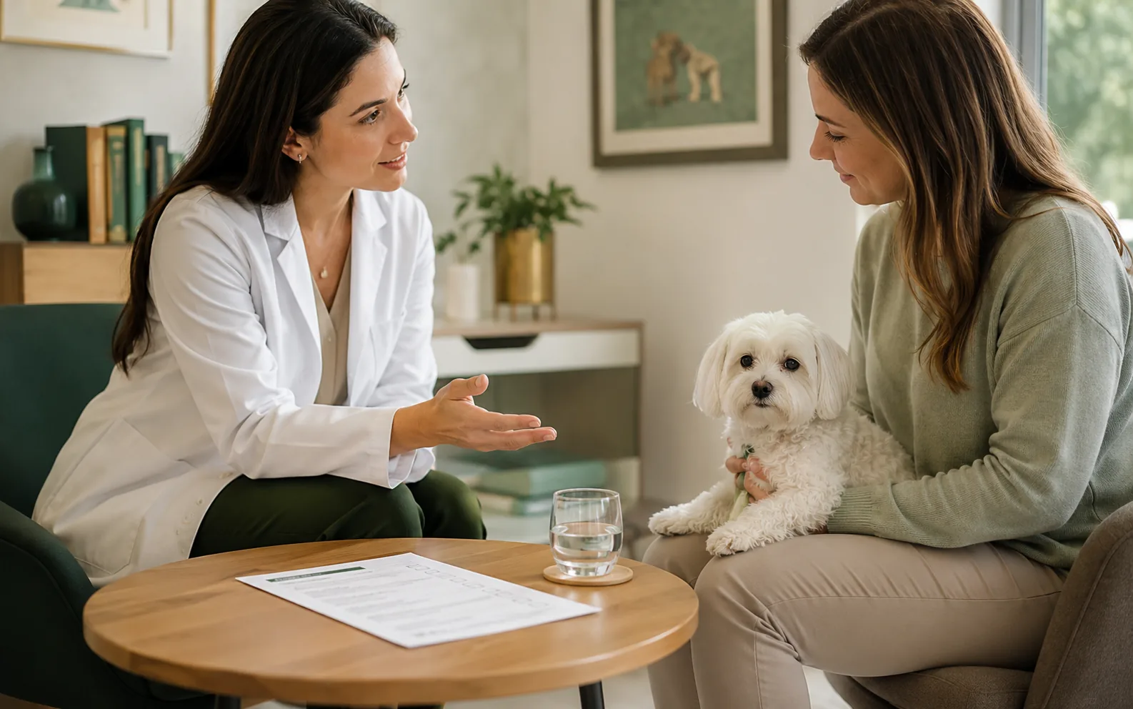 Comunicação segura com tutores sobre viagem internacional de pets